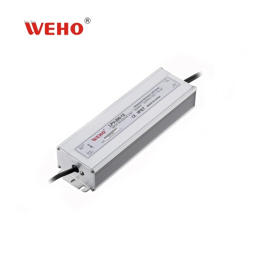 Waterproof IP67 LED driver AC 110v/220v to constant DC output 200W power supply