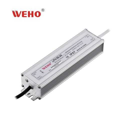 Waterproof IP67 LED driver AC 110v/220v to constant DC output 50W power supply