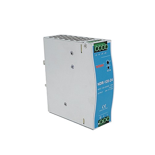 NDR dinrail 120W AC to DC single output switching power supply