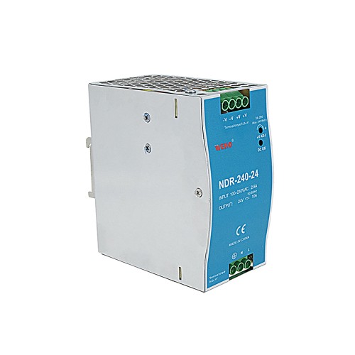 NDR dinrail 240W AC to DC single output switching power supply