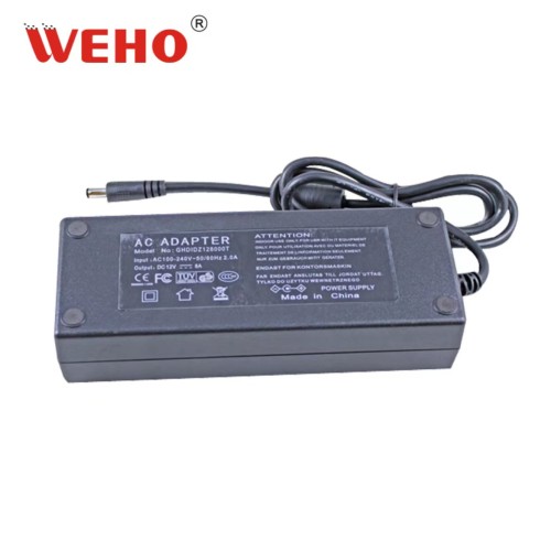 High Quality Best Sell 12V 8A 96W Power Supply Adapter For CCTV LCD Display LED