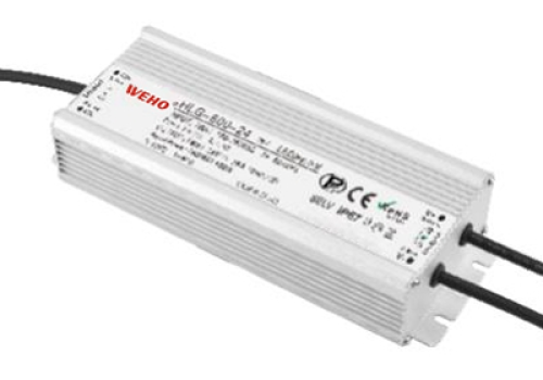 HLG-600 Waterproof Ip67 AC to DC Led Driver With PFC