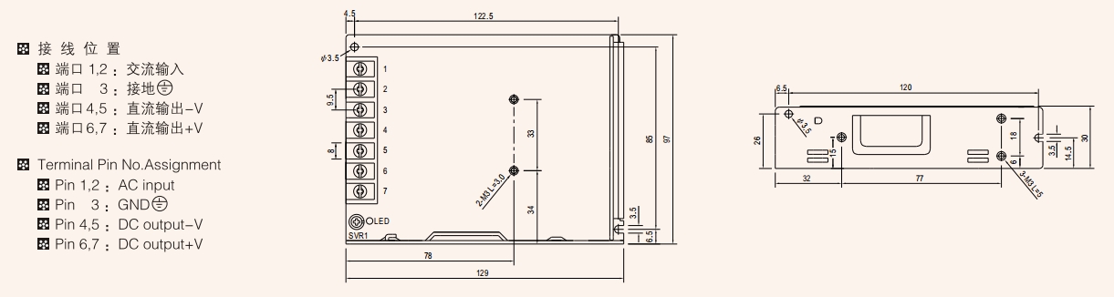 Overall dimension07 lrs 120