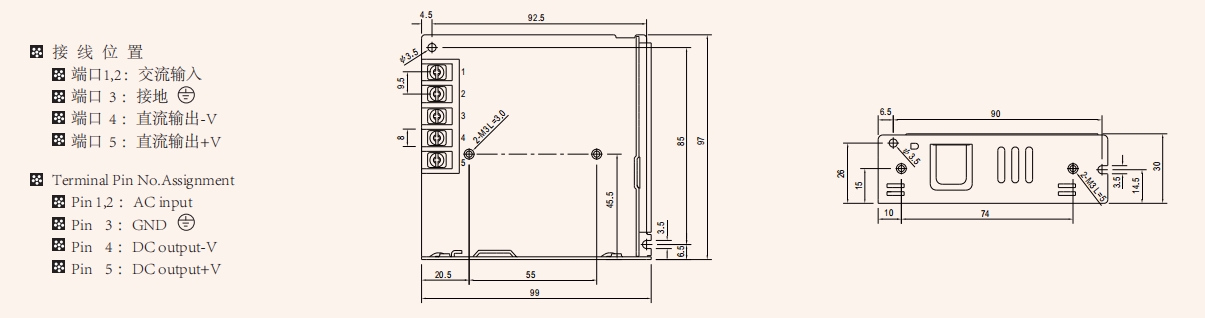 Overall dimension07 lrs 75