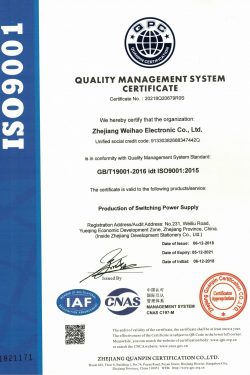 ISO en certificate of compliance
