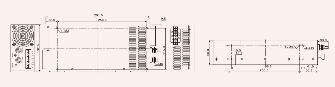 1000w parallel function 12vdc industrial power supply Design