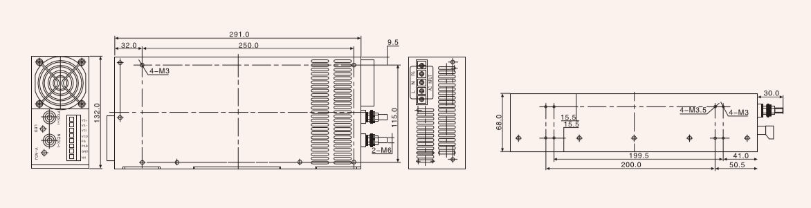 50a cctv 12v 600watt power supply Design