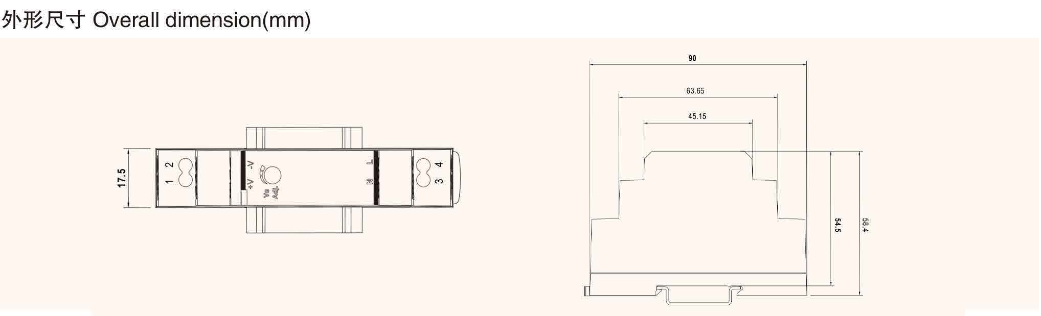 WEHO HDR-15W Industrial AC DC 5V 12V 24V 48V Slim DIN Rail Power Supply  title=