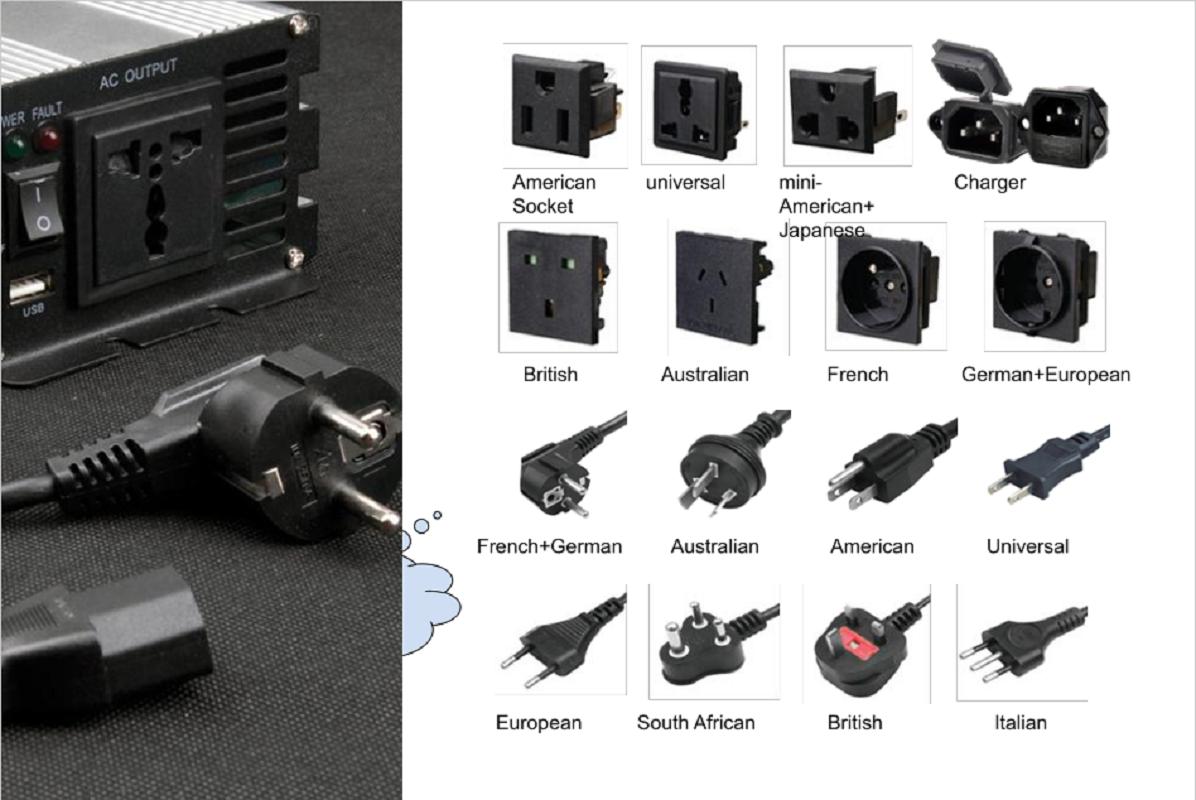 a variety of socket types