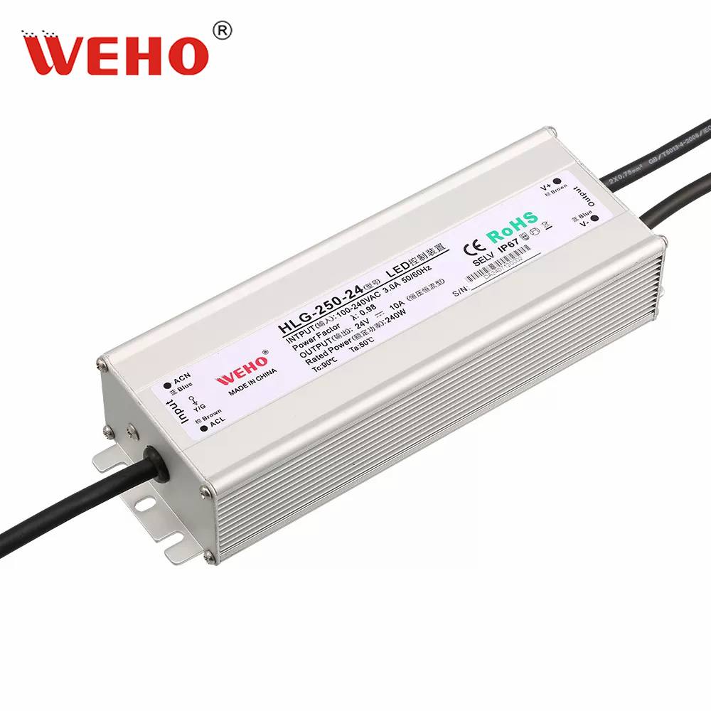 500W Outdoor Waterproof IP67 LED Driver AC DC 24V 36V 48V Switching Power Supply For Street Lighting