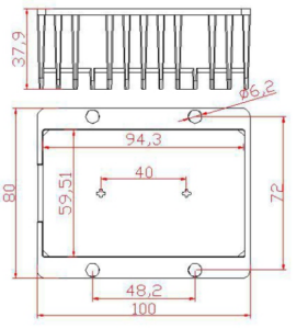 60V-72V to 12V 25A 300W DC to DC Converter  title=