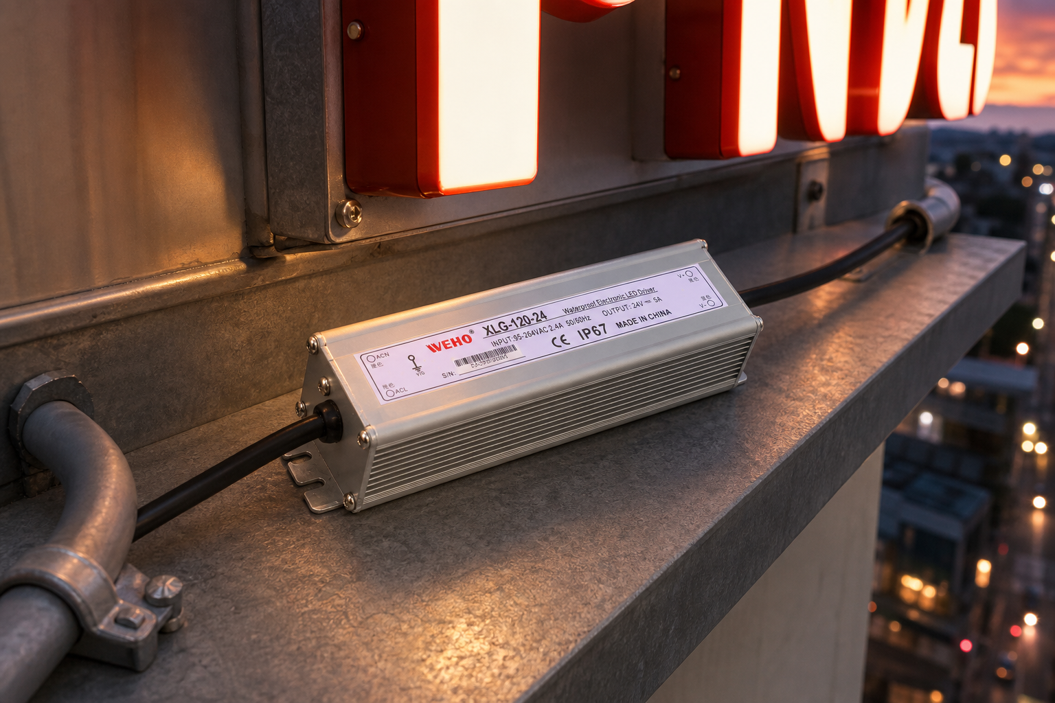 24V LED Driver for Strip and Sign Lighting application overview with a real WEHO product reference 24V LED Driver for Strip and Sign Lighting application overview with a real WEHO product reference