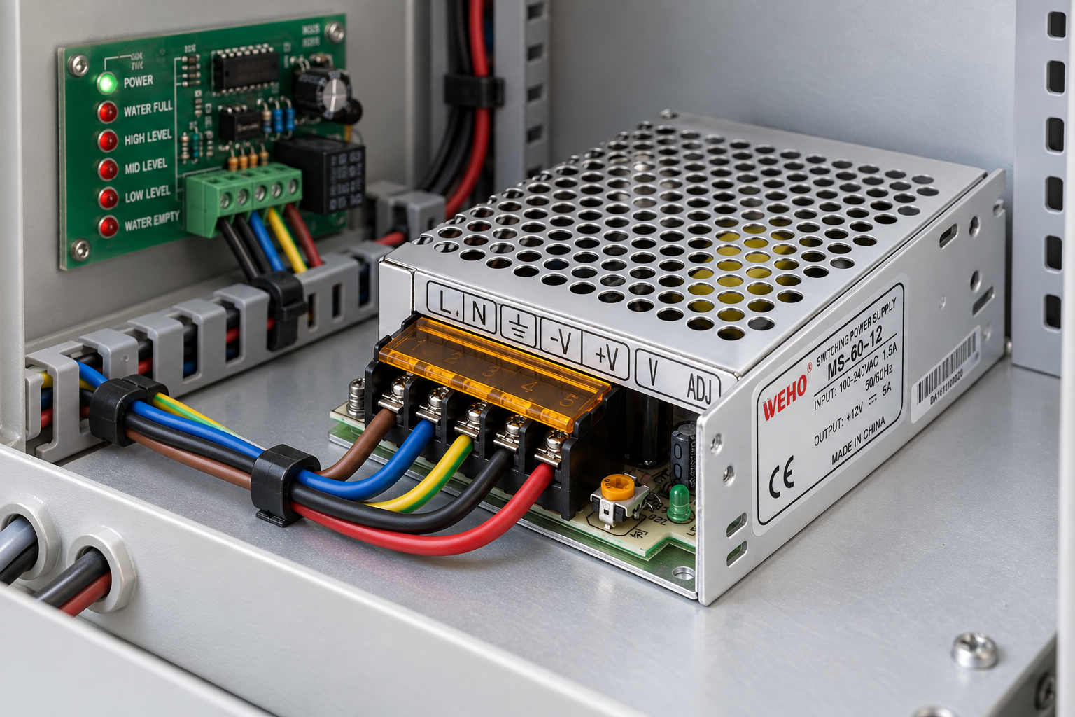 Output Overvoltage Protection: Do Not Treat the MS-60-12 Trimmer as an OVP Setting 1 Output Overvoltage Protection: Do Not Treat the MS-60-12 Trimmer as an OVP Setting title=