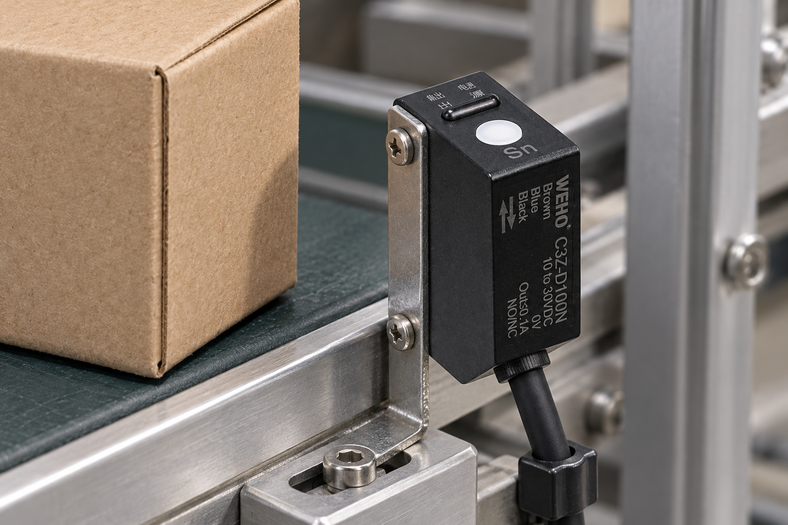 C3Z-D100 Photoelectric Sensor Setup: Check the Real Target Before Selecting a Range 1 C3Z-D100 Photoelectric Sensor Setup: Check the Real Target Before Selecting a Range title=