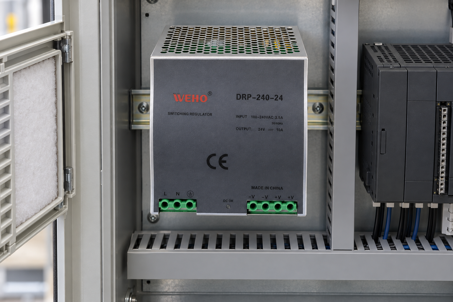 Power-Cabinet Fan and Filter Maintenance: Keep the DRP-240-24 Service Record Separate 1 Power-Cabinet Fan and Filter Maintenance: Keep the DRP-240-24 Service Record Separate title=