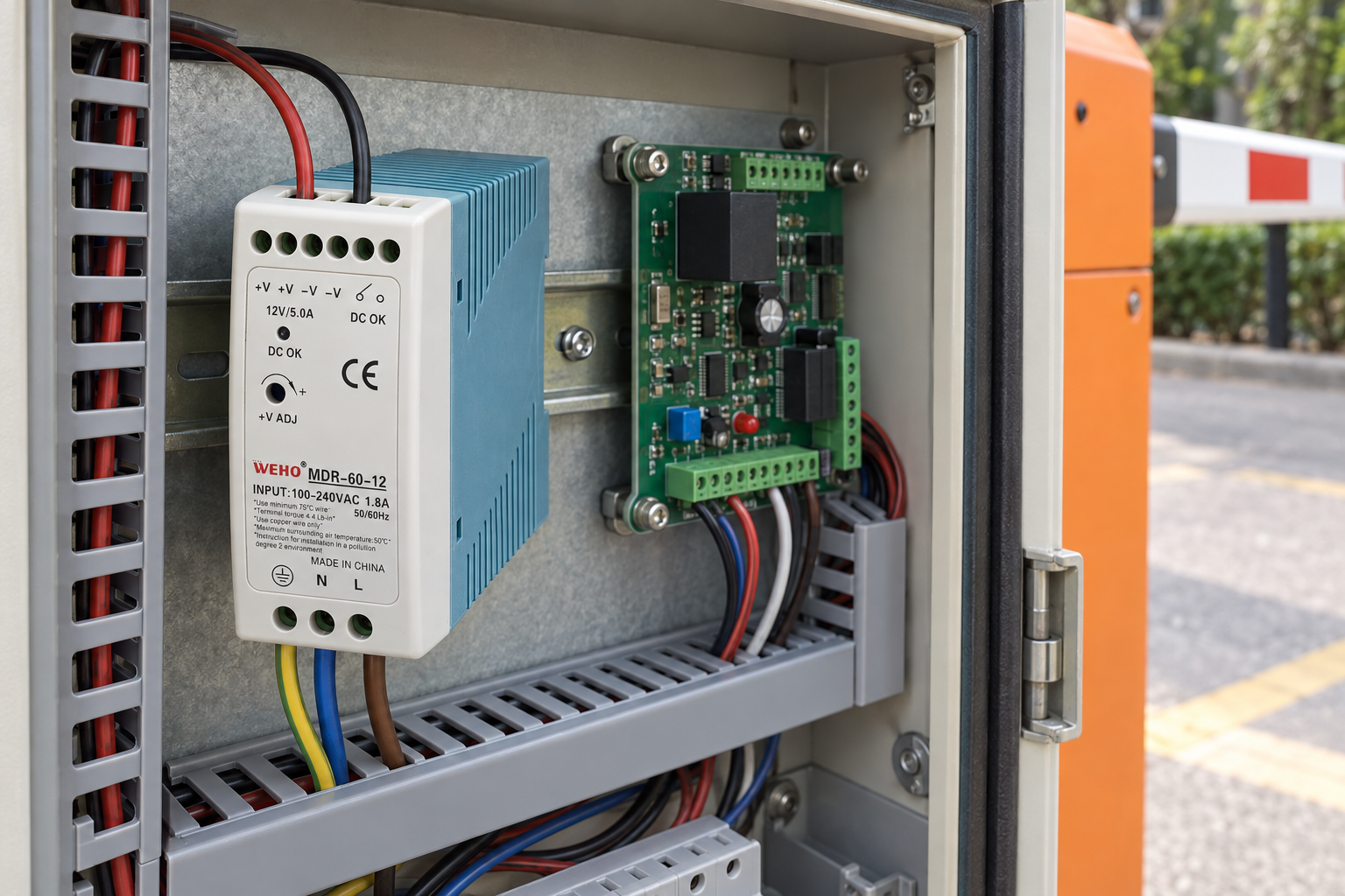 MDR-60W Gate Controller Power: Keep the 12 V Logic Branch Separate 1 MDR-60W Gate Controller Power: Keep the 12 V Logic Branch Separate title=