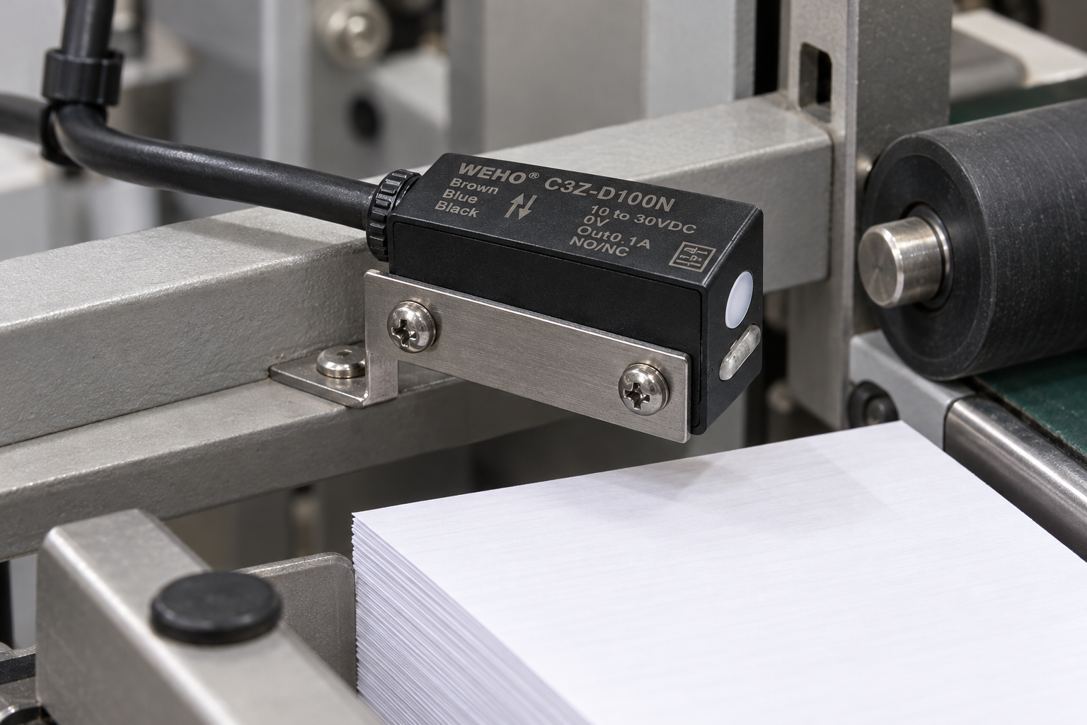 C3Z-D100 Photoelectric Sensor Setup: Check the Real Target Before Selecting a Range 2 C3Z-D100 Photoelectric Sensor Setup: Check the Real Target Before Selecting a Range title=