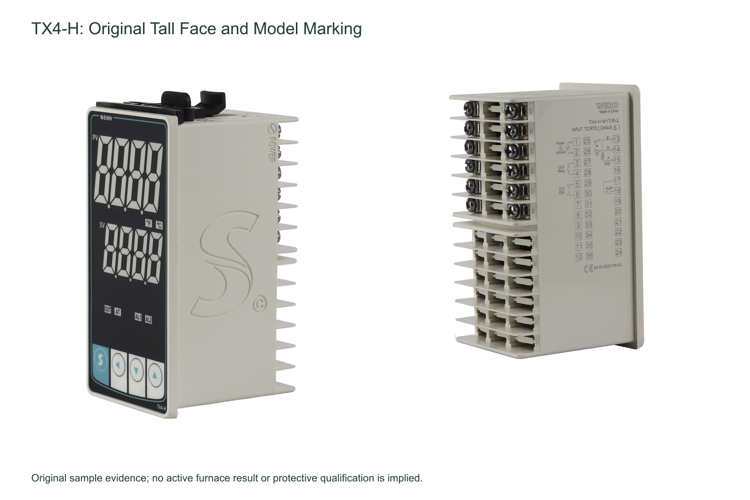 TX4-H Furnace Control: Separate PID Regulation from B2B Soak Acceptance 2 TX4-H Furnace Control: Separate PID Regulation from B2B Soak Acceptance title=